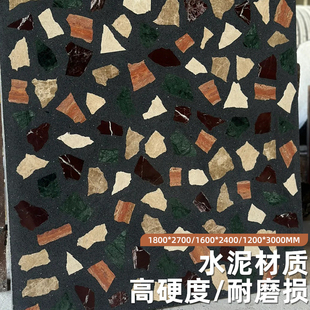 人造大理石无机水磨石地砖瓷砖地面施工材料饰面板墙板图案花石材
