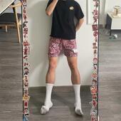 男士 短裤 宽松三四分运动裤 夏季 网眼速干训练 新款 薄款 美式