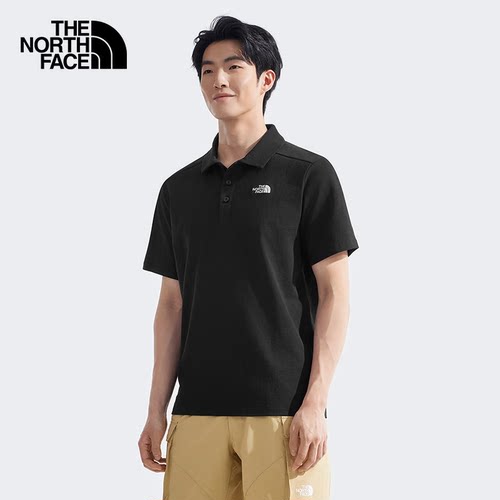 北面POLO衫男女刺绣logo半袖8EY7