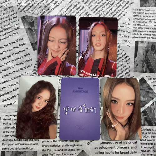 jisoo小卡 秀卡 amortage特典卡 中文卡背 金智秀小卡正版现货