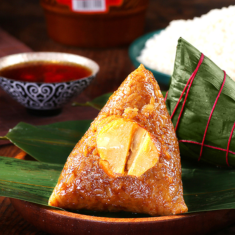 嘉兴粽子手工鲜肉粽蛋黄肉粽板栗肉粽170克大粽蜜枣粽豆沙粽赤豆蜜枣