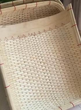 厂销用纯柳条簸箕藤工编竹编柳编簸箕33197民间工艺农家用家大i.