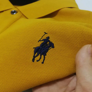 正品 宽松上衣 保罗春秋男100%纯棉翻领长袖 T恤商务休闲刺绣POLO衫