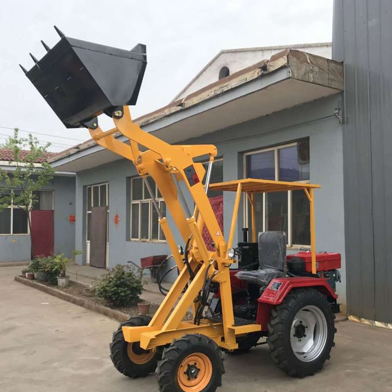 农用小铲车 改装小型装载机 厂家06型轮式小抓车 小巧灵活