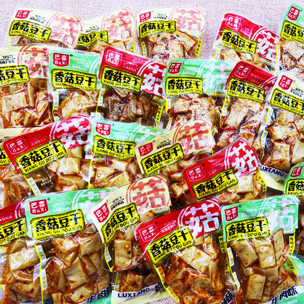 香菇豆干零食小吃香辣五香牛肉味卤味豆腐干休闲小零食即食小包装