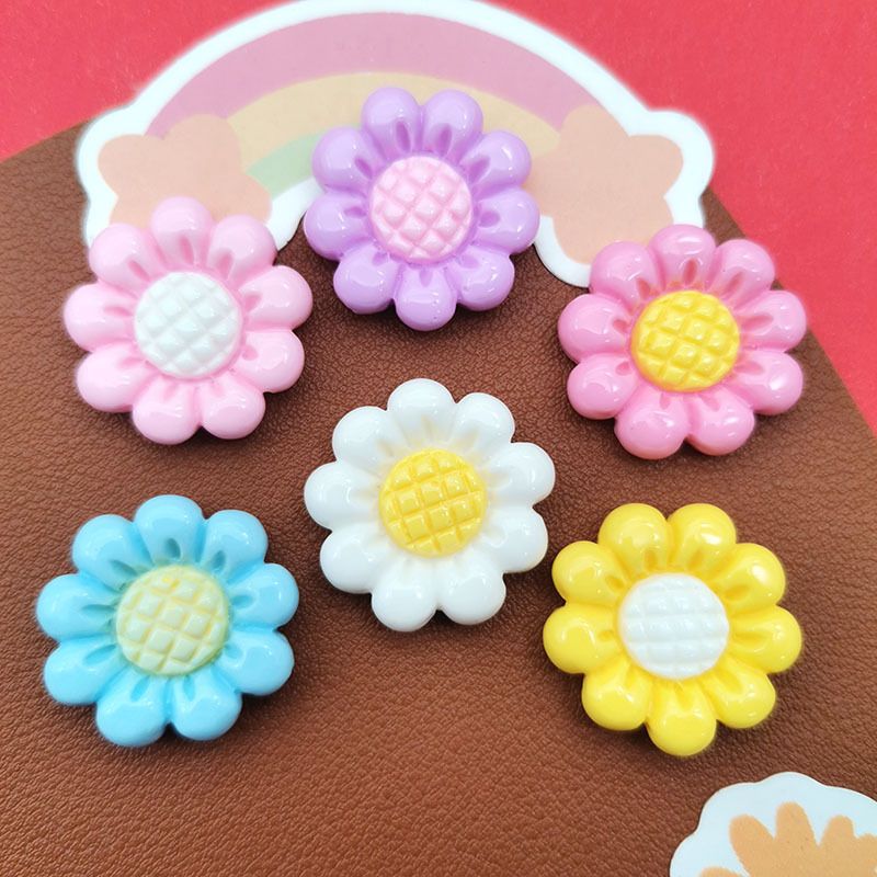 仿真彩色大花朵向日葵花朵树脂