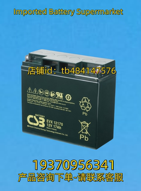 CSB BATTERY电池 CSBBATTERY EVX 12170 12V 17AH 电池