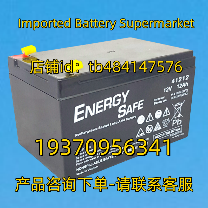 ENERGY SAFE蓄电池 ENERGYSAFE BATTERY 41212 12V 12AH 电池