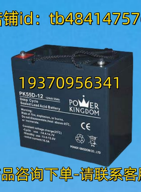 POWER KINGDOM 蓄电池 POWERKINGDOM PK55D-12 12VOLT 55AH 12V