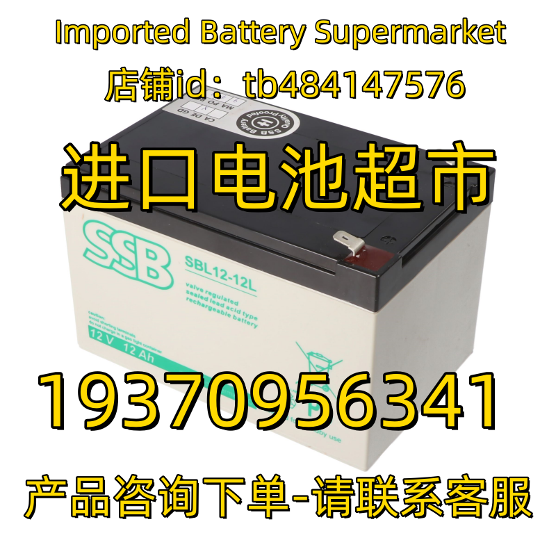 SSB蓄电池 SSB BATTERY SBL12-12L 12V12AH 免维护电池