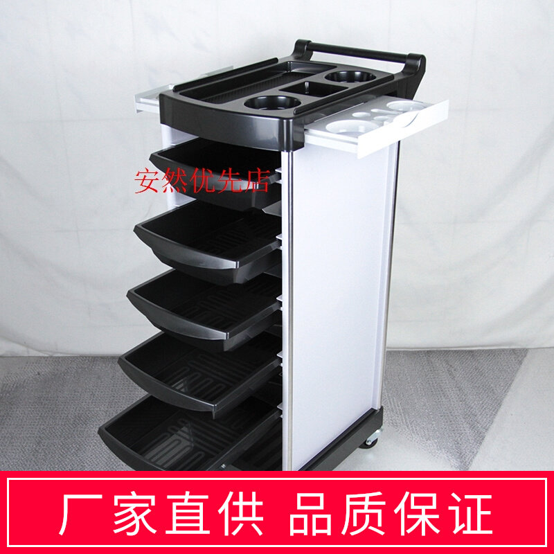新款美发推车发廊工具车多功能美发杠车理发店烫染推车杠车包厂家
