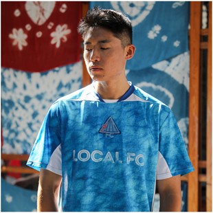 GOINTO极客上阵x虹山FC联名复古球衣民族风潮流短袖球员版足球服