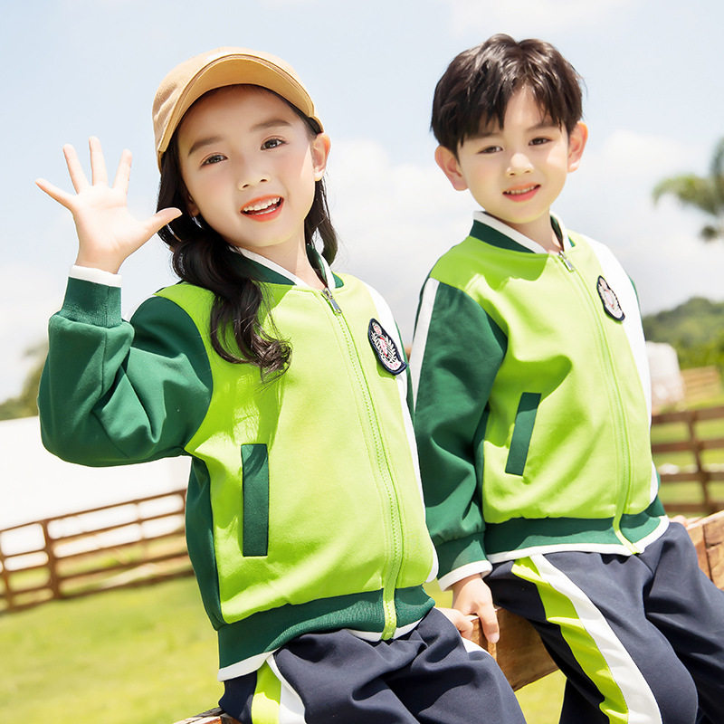 运动服中学生2025新品秋季儿童校服小学班服四件套幼儿园园服套装