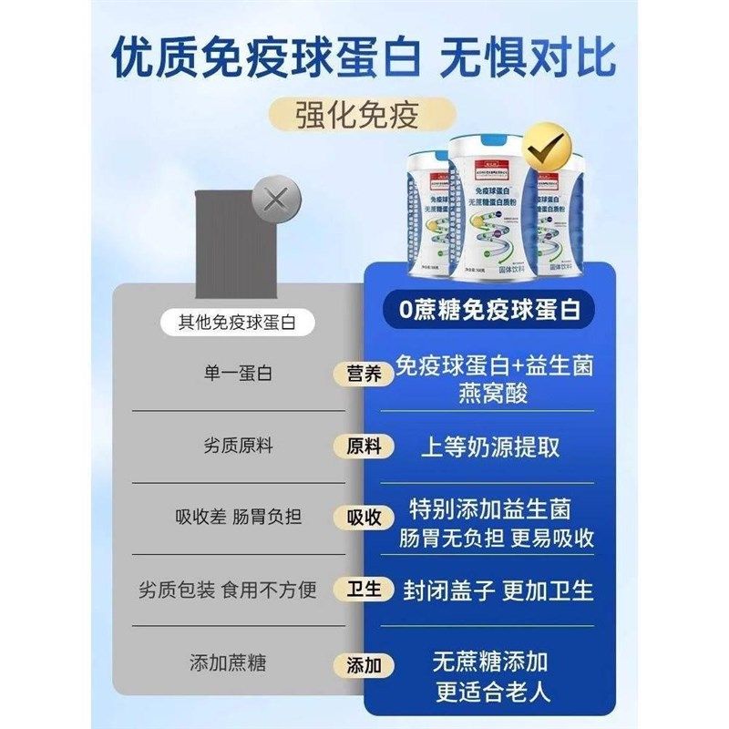 口服免疫球蛋白质粉中老年人增强营L养体质搭免疫力正品,保健食品/膳食营养补充食品,大豆分离蛋白/混合蛋白,淘宝优惠券,粉丝福利购,淘宝优惠卷
