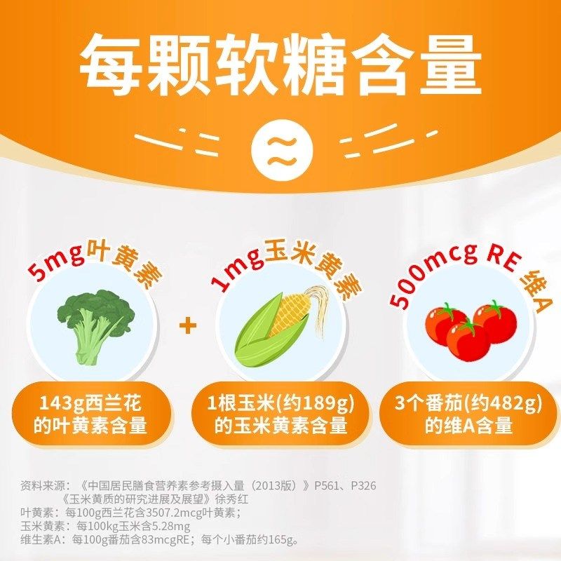 yollgene美国原装进口儿童学生叶黄素软糖小O分子多种营养60粒/瓶,婴童食品,叶黄素,淘宝优惠券,粉丝福利购,淘宝优惠卷