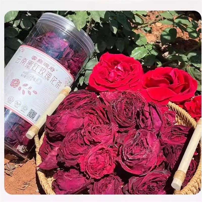云南墨红冻d干大玫瑰花茶旗舰店云南特产冻干花泡茶玫瑰花冠茶罐,茶,玫瑰花茶,淘宝优惠券,粉丝福利购,淘宝优惠卷