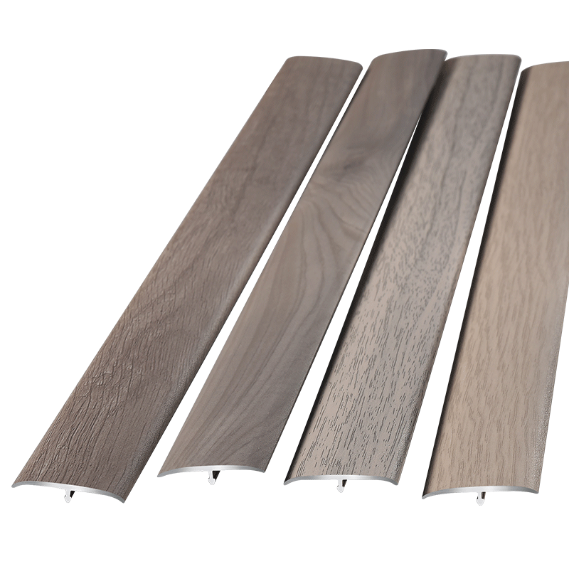 铝合金木纹T型收边条压条木地板瓷砖收口封边门槛条接缝包边扣条