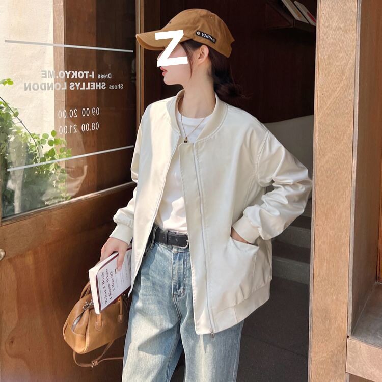 棒球服外套女春秋百搭休闲宽松显瘦夹克百搭韩系春季减龄洋气上衣