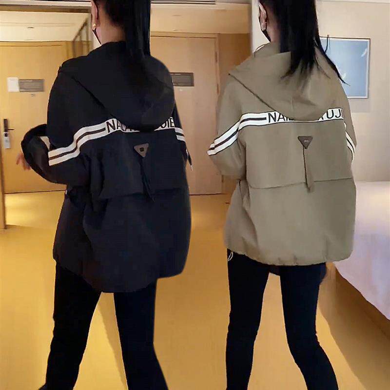 休闲加厚加绒夹棉服冲锋衣外套女春秋冬季2024新款爆小个子薄棉衣
