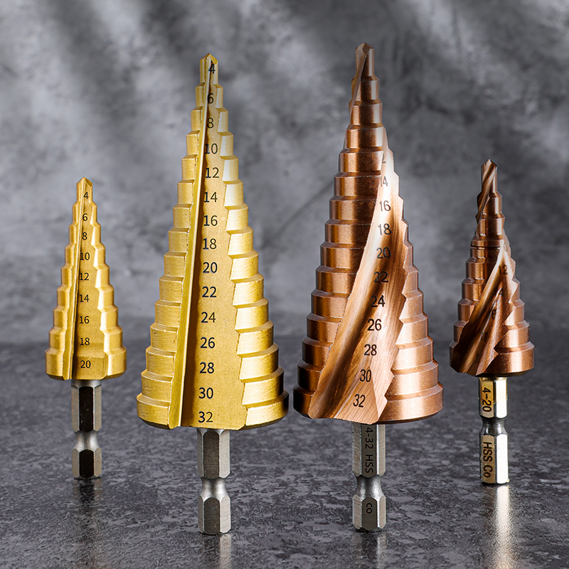 钰坚宝塔阶梯扩孔钻万能打孔神器