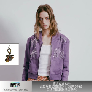 烟花珠片绣绣花卫衣长袖 APRIORITY先验 连帽外套 罗渽民同款