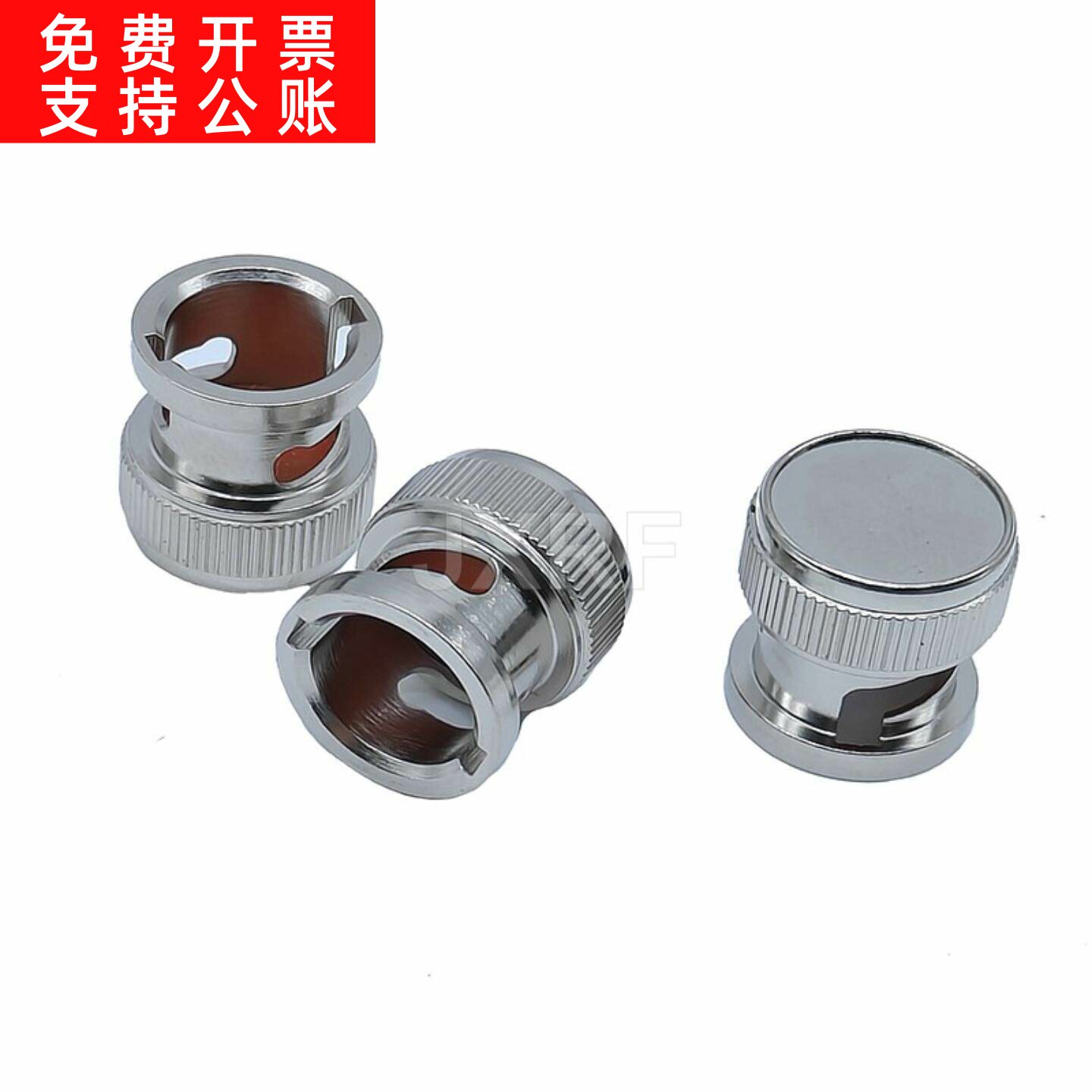 RF同轴连接器防尘盖BNC母头保护帽BNC金属防尘防水帽终端堵头