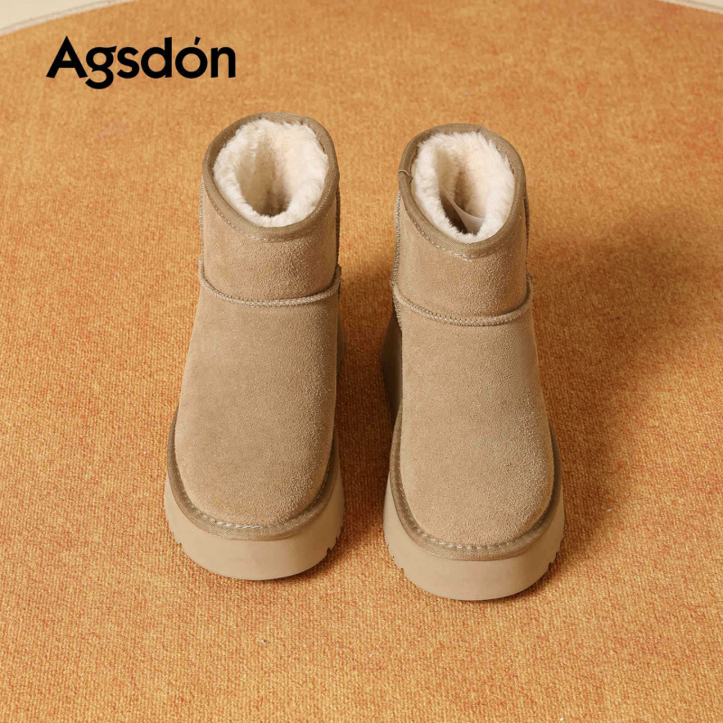 奥古狮登女雪地靴2025新款