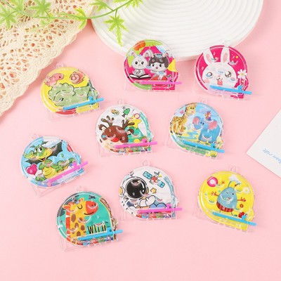 小号卡通弹珠板创意玩具得分机创意儿童掌上游戏机迷宫