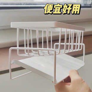 抹布收纳沥水架免打孔家用调料架子水龙头水槽神器 水槽收纳新宠