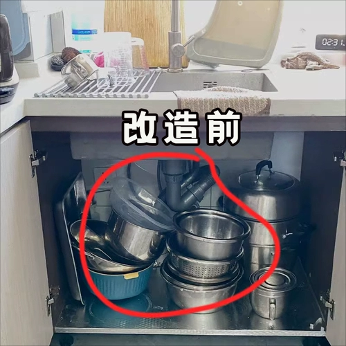 Кухонная стойка многослойная стойка для хранения горшка многофункциональная раковина.