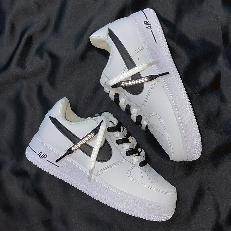 原创鞋带无畏fearless反光鞋带af1空军一号小白鞋aj1球鞋帆布鞋带