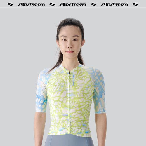 Slipstream骑行服短袖 GT 女士春夏轻量透气速干公路车上衣羽翼蓝