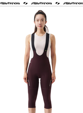 Slipstream 骑行裤抓绒 Exp 女款秋冬保暖背带七分裤公路车双箭头