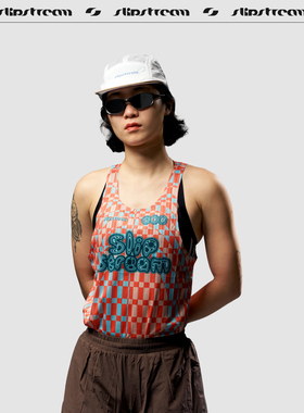 Slipstream女士跑步背心 Pace 马拉松速干吸汗透气超轻上衣悦动橙