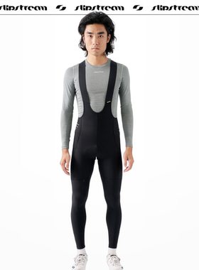 SLIPSTREAM秋冬公路车骑行裤男背带裤长裤防寒透气抓绒保暖Exp
