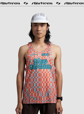 Slipstream男士跑步背心 Pace 马拉松速干吸汗透气超轻上衣悦动橙