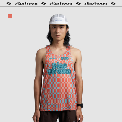 Slipstream男士跑步背心 Pace 马拉松速干吸汗透气超轻上衣悦动橙