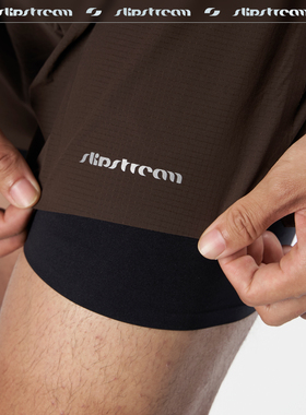 Slipstream男士跑步短裤Pace马拉松越野竞速专业速干透气压缩竞技