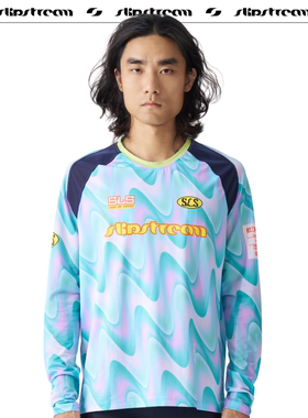 Slipstream骑行服长袖 Exp 男士T恤轻量透气速干公路车防晒幻波彩