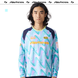 Slipstream骑行服长袖 Exp 男士T恤轻量透气速干公路车防晒幻波彩