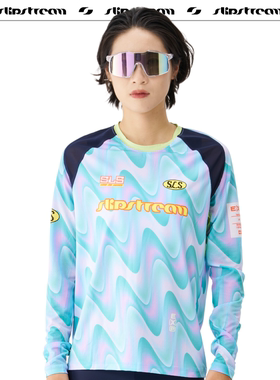Slipstream骑行服长袖 Exp 女士T恤轻量透气速干公路车防晒幻波彩