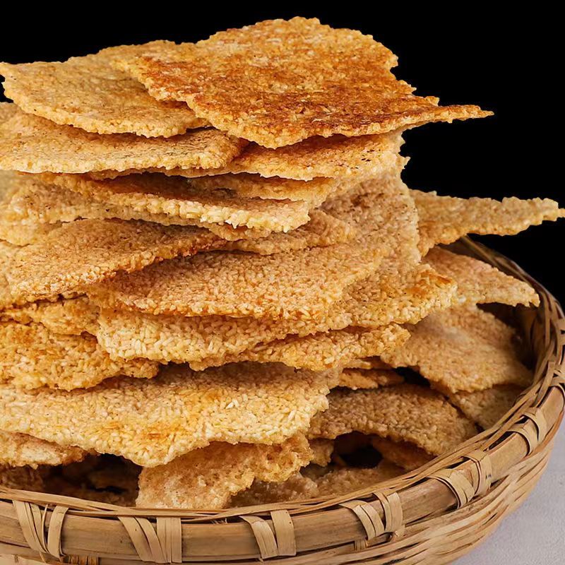 农家锅巴散装非油炸安徽特产小零食原味小吃手工大米柴火老灶土灶
