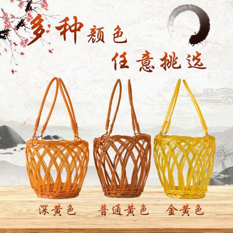 酒篮子手提藤编酒坛瓶提篮酒篮子1 2  5 1020斤彷藤酒瓶提酒篮子