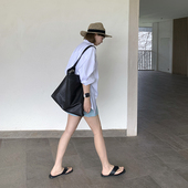 衬衣女舒适春夏款 333sss 白衬衫 ～兜型纸片人宽松长袖 版 型巨好