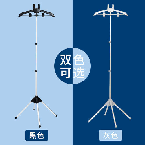 日本进口家用落地挂烫架可折叠带手持熨烫衣物板独立支撑架子伸缩