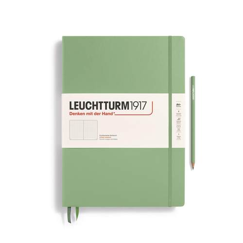 LEUCHTTURM1917德国灯塔轻薄系列A4+大开硬皮笔记本子商务横格日