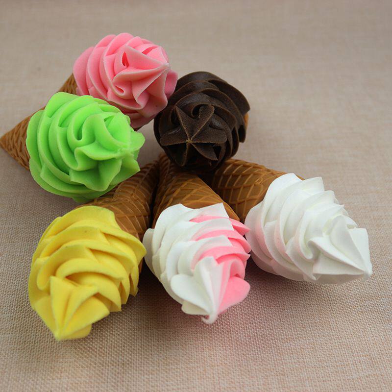 仿真冰淇淋模型 假冰激凌甜筒蛋筒摆件食物食品雪糕装饰拍照道具