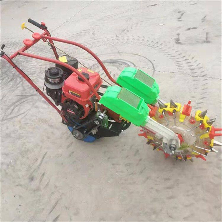 手推电动播种机花生玉米黄豆播种机汽油播种器自动小型播种机