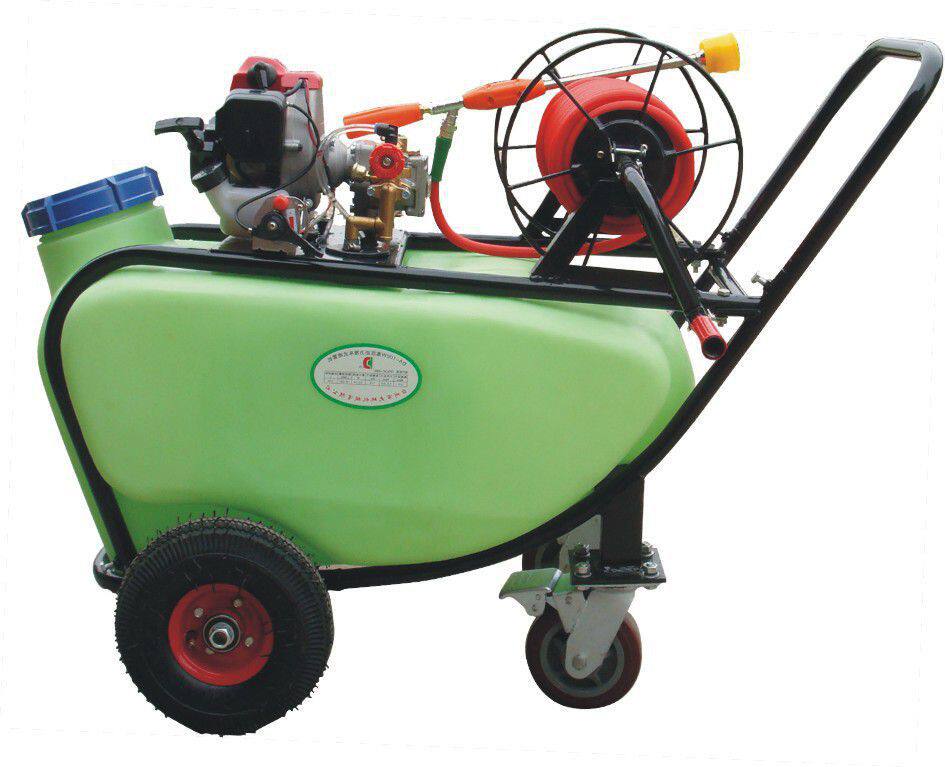 小型50l100l手推式两冲程果园消毒打药喷雾机
