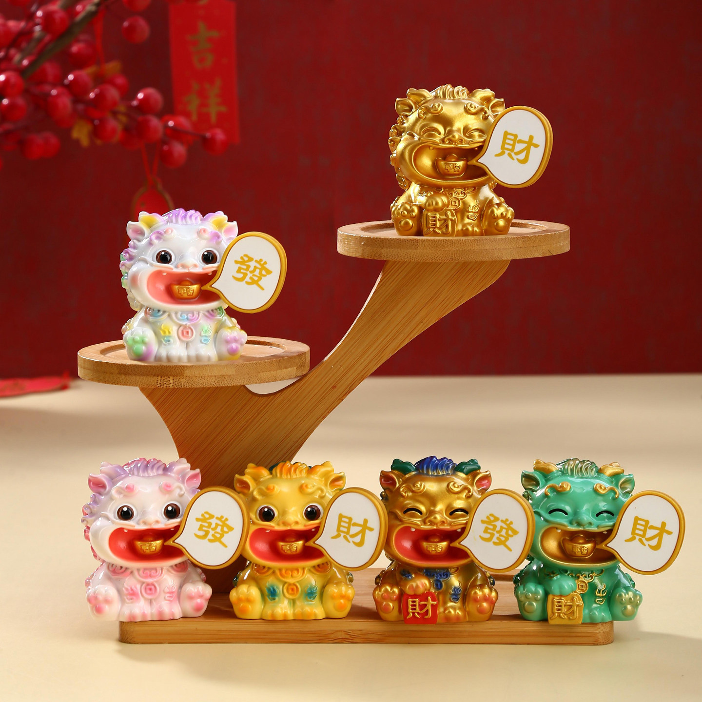 新年吉祥物貔貅喊发摆件办公室工位稳定情绪神器桌面招财玄学装饰,家居饰品,装饰摆件,淘宝优惠券,粉丝福利购,淘宝优惠卷